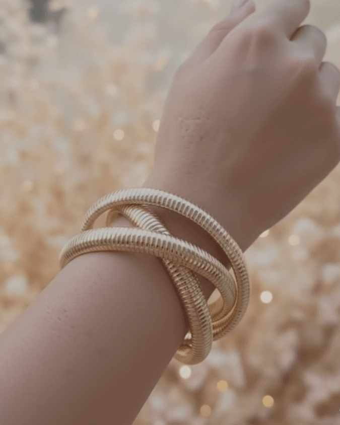 Statement Coil Wrap Bracelet